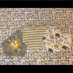 3 pack Bandana Bib Set